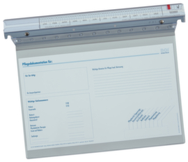 BOI cartella medica signal-line da agganciare, grigio