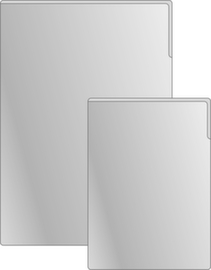 EICHNER Copertina autoadesiva per documenti/carte d'identità in formato DIN A4 o DIN A5