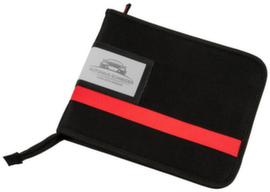 EICHNER Portachiavi in poliestere nero/rosso