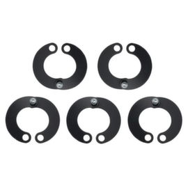 Moravia set di collari, nero