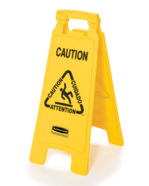 Rubbermaid Segnale di avvertimento combinato "pericolo di scivolamento, cartello da terra