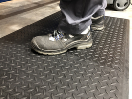 Sistema di tappeti per postazioni di lavoro LINK Rub in gomma naturale