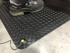 Set di tappeti anti-fatica ESD DUPLEX PRO in PVC