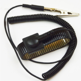 braccialetto ESD per tappeto antifatica, nero