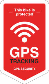 Cartello combinato di avviso per la SafetyMarking® localizzazione GPS