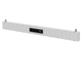 Bedrunka + Hirth Nastro di prese per il montaggio sul pannello posteriore del tavolo di montaggio