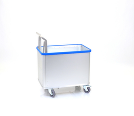 Gmöhling Carrello portacasse in alluminio G®-ERGO con base molleggiata