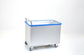 Gmöhling Carrello portacasse in alluminio G®-ERGO con base a molla