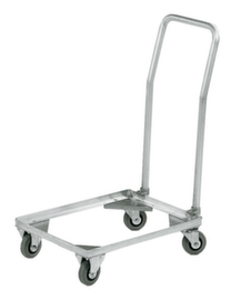Gmöhling carrello G®-DOLLY C 915 / 1 B per casse da trasporto in alluminio e contenitore da trasporto