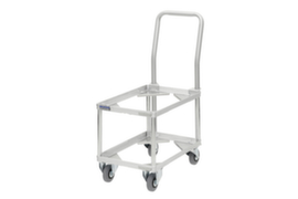 Gmöhling carrello G®-DOLLY C 913 / 4 per casse da trasporto in alluminio e contenitore da trasporto