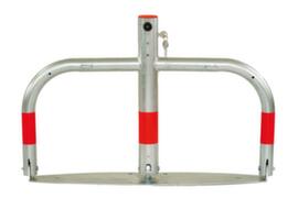 UDOBÄR Staffa per il parcheggio, altezza 520 mm, da fissare con tasselli alla piastra di base