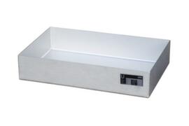 Bauer Vaschetta di raccolta in acciaio inox per piccoli contenitori