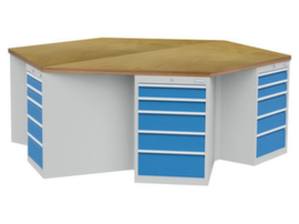 Bedrunka + Hirth Banco da lavoro collettivo con piano multiplex