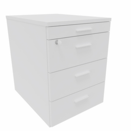 Quadrifoglio Piedistallo mobile T45 con cassetto per materiali