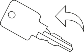 C+P Chiave master Classic Plus per armadio guardaroba o con cassette di sicurezza