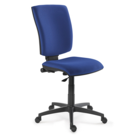 Sedia girevole per ufficio con rivestimento in tessuto