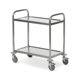 Carrello di servizio in acciaio inox