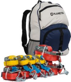 8 cinghie di fissaggio con cricchetto