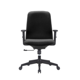 UDOBÄR Sedia girevole per ufficio Basic con braccioli, nero